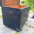 Oude koffer kist, Ophalen, Gebruikt