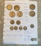 verschillende zilveren munten - Leopold II, Postzegels en Munten, Munten | België, Ophalen, Zilver