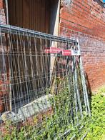 WERFAFSLUITING. betafence gebruikt 7 stuks met betonblokken, Ophalen, Gebruikt