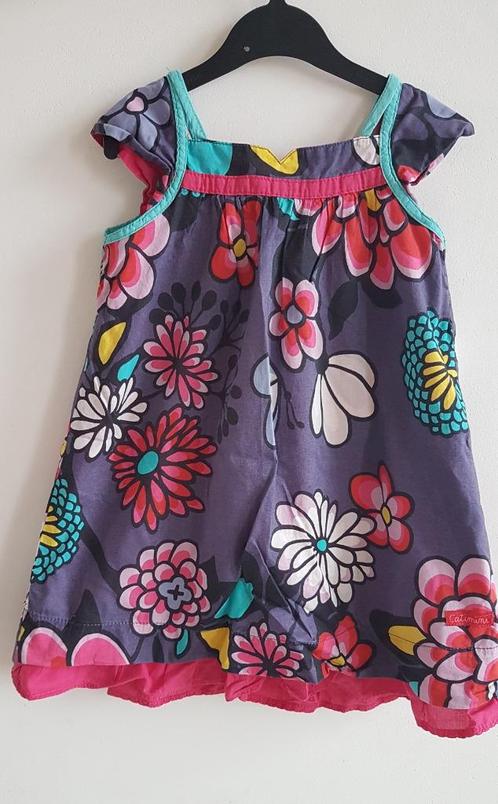 CATIMINI - Robe à fleurs tons violet/rose/turquoise T.2 ans, Enfants & Bébés, Vêtements de bébé | Taille 86, Utilisé, Fille, Robe ou Jupe