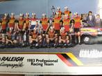 Wielerposter 1983 team raleigh campagnolo jan raas, Verzenden