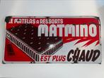 Plaque émaillée Matmino émaillerie Belge 1948, Verzamelen, Ophalen, Zo goed als nieuw