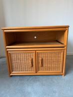 Houten kastje met riet, Huis en Inrichting, Ophalen, Gebruikt