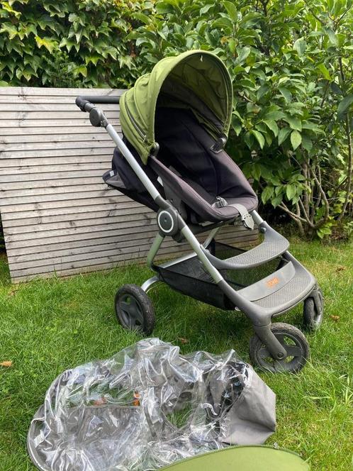 Stokke Scoot, Kinderen en Baby's, Kinderwagens en Combinaties, Gebruikt, Combiwagen, Overige merken, Verstelbare duwstang, Ophalen