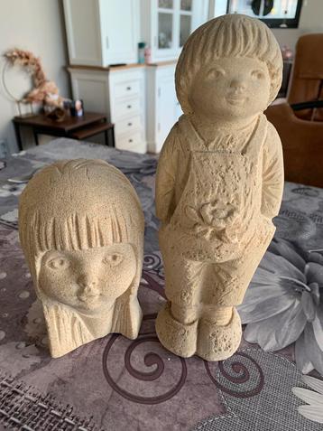 Stone art 2 x beeld  beschikbaar voor biedingen