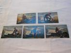 Lot (9) 5 originele Duitse postkaarten WO1, Verzamelen, Ophalen of Verzenden, Landmacht, Foto of Poster