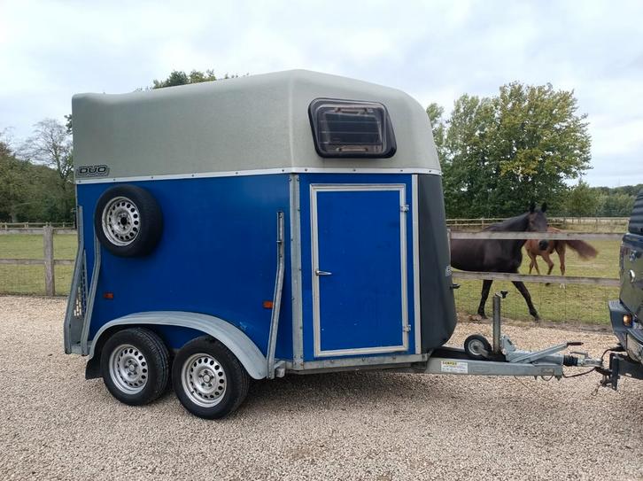 Bockmann Duo paardentrailer, Dieren en Toebehoren, Paarden en Pony's | Trailers en Aanhangwagens, Zo goed als nieuw, Ophalen