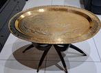 Table à thé OVALE en laiton Indienne (voir description), Enlèvement
