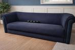 Gratis af te halen - Blauwe stoffen 3-zitbank, Ophalen, Gebruikt, Stof