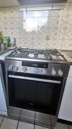 Gas fornuis met elektrische oven, Elektronische apparatuur, Fornuizen, Ophalen, Gebruikt, 60 cm of meer, 4 kookzones