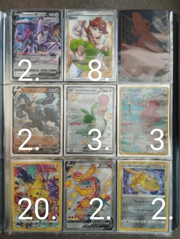 Pokémon hits verschillende reeksen  beschikbaar voor biedingen