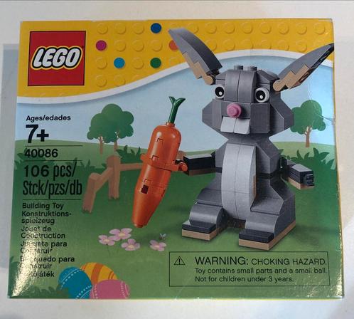 Lego 40086 Paashaas met wortel (USED), Enfants & Bébés, Jouets | Duplo & Lego, Comme neuf, Lego, Ensemble complet, Enlèvement ou Envoi