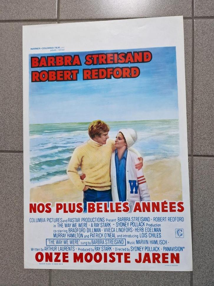 filmaffiche Robert Redford The Way We Were filmposter, Verzamelen, Posters, Zo goed als nieuw, Film en Tv, A1 t/m A3, Rechthoekig Staand