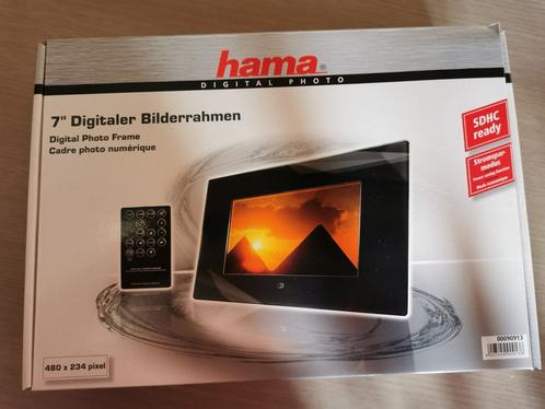 Hama Digital Photo Frame 7", black, TV, Hi-fi & Vidéo, Photo | Cadres photos numériques, Neuf, Enlèvement