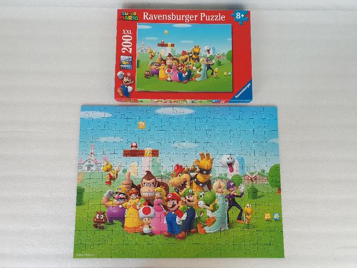 Puzzel Super Mario XXL 200 (Ravensburger, 2021), Collections, Jouets, Utilisé, Enlèvement ou Envoi