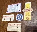 Emballage et papiers Kwatta chocolaterie à Bois d'Haine., Collections, Marques & Objets publicitaires, Enlèvement ou Envoi, Utilisé