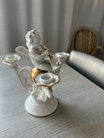 Porselein kandelaar met engel, Antiek en Kunst, Ophalen