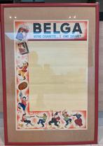 Belga poster reclame in kader, Gebruikt, Ophalen