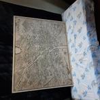 Map parijs grote houten kader, Huis en Inrichting, Ophalen, Zo goed als nieuw