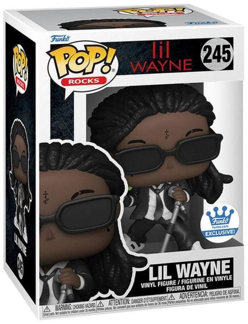 Lil Wayne POP! Rocks Lil Wayne avec Lollipop Exclusive 9 cm, Collections, Jouets miniatures, Neuf, Enlèvement ou Envoi
