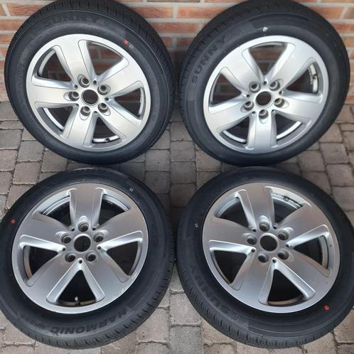 Mini Cooper velgen NIEUWE Zomerbanden 195/55 R16 + Sensoren, Auto-onderdelen, Banden en Velgen, Velg(en), Zomerbanden, 16 inch