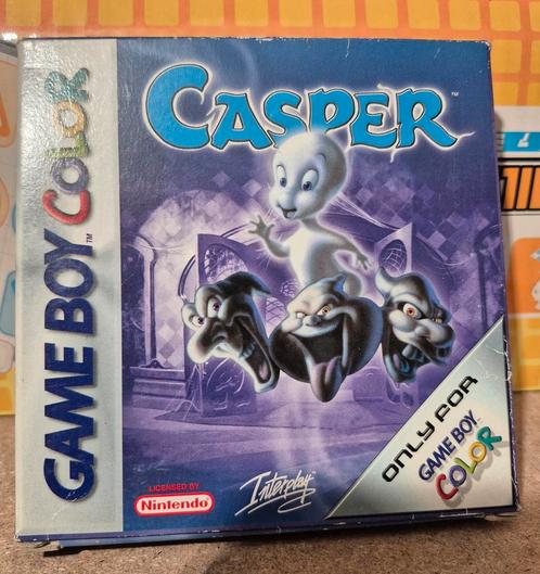 Casper op Game Boy Color full, Games en Spelcomputers, Games | Nintendo Game Boy, Zo goed als nieuw, Ophalen of Verzenden