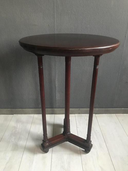 Antiek Vintage Piedestal Tafeltje, Antiek en Kunst, Antiek | Meubels | Tafels, Ophalen