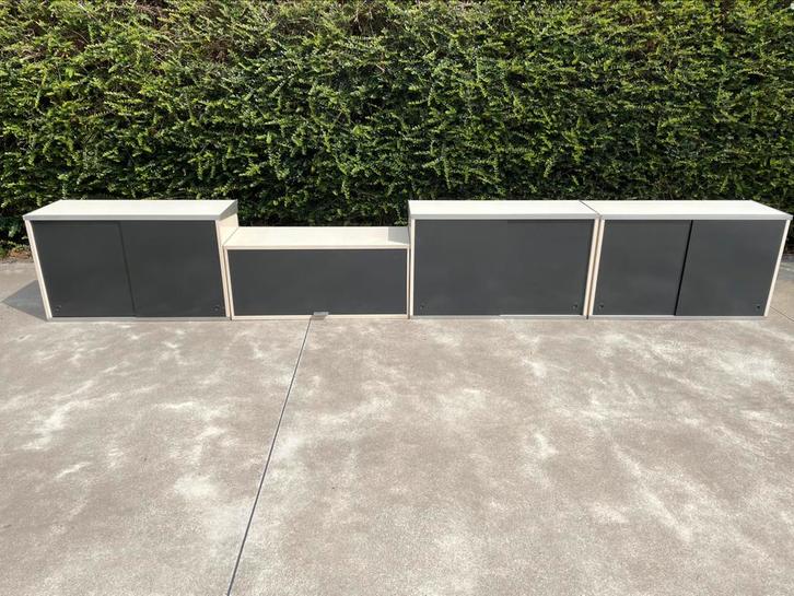 Vintage George Nelson CSS wall unit - Herman Miller, Huis en Inrichting, Kasten | Buffetkasten, Gebruikt, Minder dan 100 cm, 100 tot 150 cm