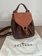 Delvaux rugzak soleil pm toile de cuir, Handtassen en Accessoires, Tassen | Damestassen, Ophalen, Zo goed als nieuw