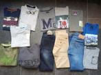 LOT VAN 13 BROEKEN TRUIEN T-SHIRTS  MAAT 152 PRIMA STAAT, Jongen, Cars Jeans, Jack&Jones,.., Ophalen of Verzenden, Broek