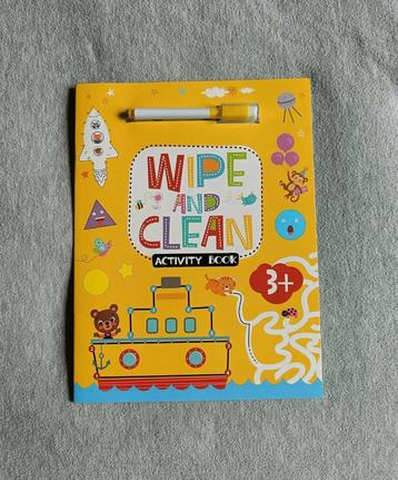 Activiteitenboek - Uitwisbare Stift - Geel - 3 jaar - €2 beschikbaar voor biedingen