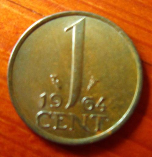 Pièce monnaie PAYS-BAS - 1 cent - 1964, Timbres & Monnaies, Monnaies | Pays-Bas, Monnaie en vrac, 1 centime, Reine Juliana, Envoi