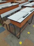Schoolbanken, Ophalen, Gebruikt