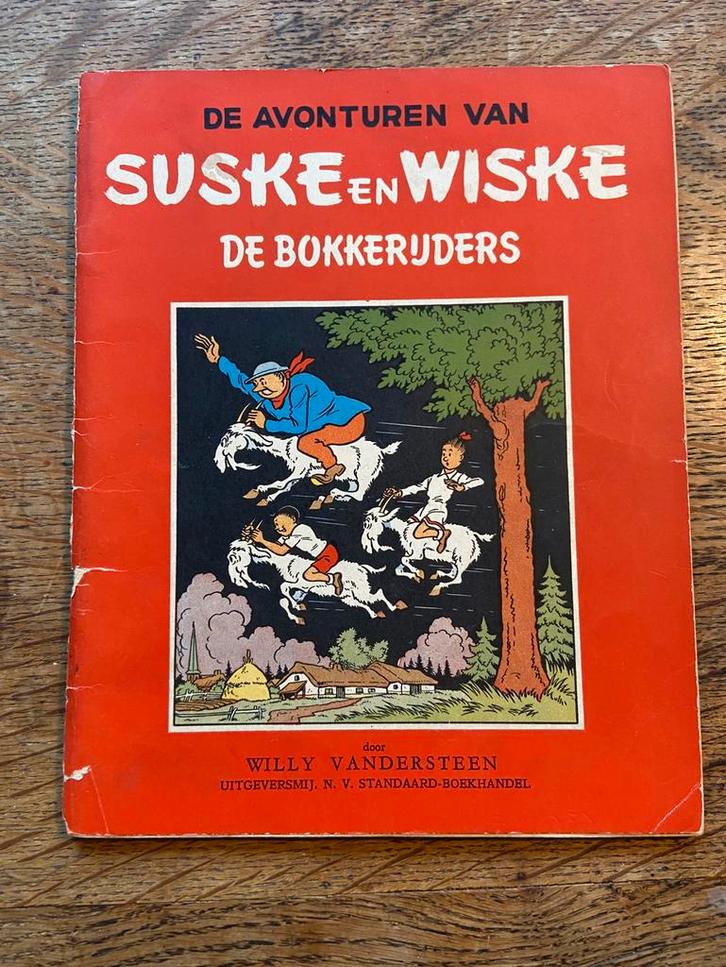 De Bokkerijders - Suske en Wiske (EERSTE DRUK), Livres, BD, Utilisé, Une BD, Enlèvement ou Envoi