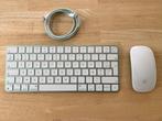 Apple muis + toetsenbord (groen), Computers en Software, Azerty, Apple, Zo goed als nieuw, Draadloos