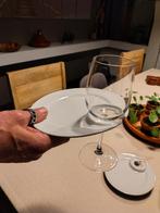 Aperitief borden, Ophalen of Verzenden, Glas, Bord(en)