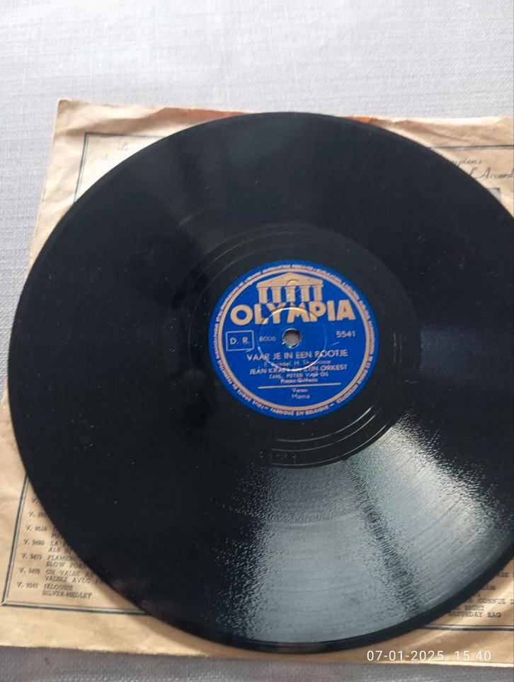 Breekbare oude grammofoonplaten vintage, Cd's en Dvd's, Vinyl | Klassiek, Zo goed als nieuw, Ophalen of Verzenden