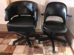 Vintage design retro dames en heren bureaustoel kleur zwart, Antiek en Kunst, Ophalen