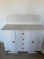 Witte vintage kast - commode - wit retro kastje, Huis en Inrichting, Ophalen