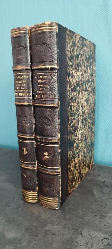 2 volumes: Traité Complet De La Fabrication Des Bières ... beschikbaar voor biedingen
