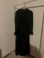 Zwart kleed lange mouwen, Enlèvement ou Envoi, Taille 42/44 (L), Noir