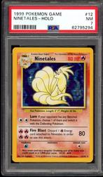 Ninetales Holo PSA 7 - 12/102 - Base Set 1999, Hobby en Vrije tijd, Verzamelkaartspellen | Pokémon, Ophalen of Verzenden, Zo goed als nieuw