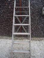 vintage houten trapladder, Ophalen