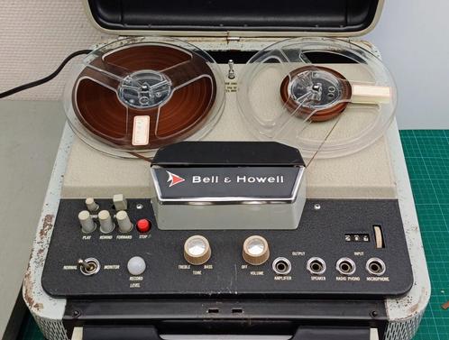 zeldzame Amerikaanse Bell & Howel 785X  taperecorder, TV, Hi-fi & Vidéo, Enregistreurs audio, Magnétophone, Avec protection anti-poussière