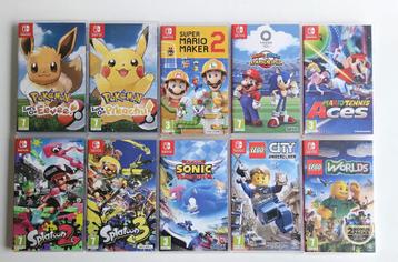 Nintendo Switch spelletjes (Toptitels) beschikbaar voor biedingen