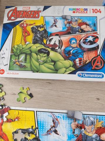 Puzzel Marvel Avengers 104 stukken beschikbaar voor biedingen