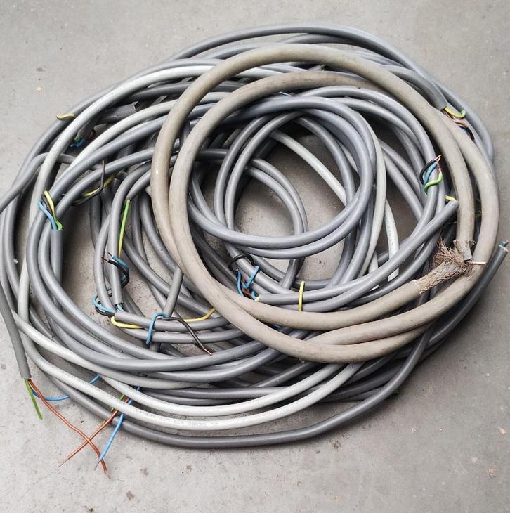 restanten elektrische kabels, Doe-het-zelf en Bouw, Elektriciteit en Kabels, Ophalen