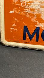 Moortgat blikken bord., Verzamelen, Biermerken, Ophalen of Verzenden, Gebruikt, Reclamebord, Plaat of Schild