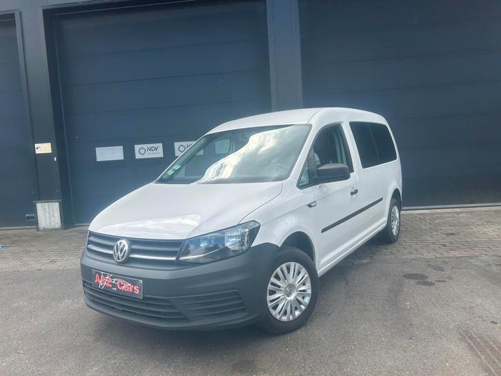 Volkswagen Caddy 1.4 benzine + CNG dubbele cabine, Auto's, Bestelwagens en Lichte vracht, Bedrijf, Te koop, ABS, Airbags, Airconditioning