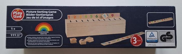 Jeu de tri d'images en bois Playtive neuf, Kinderen en Baby's, Speelgoed | Houten speelgoed, Nieuw, Ophalen of Verzenden